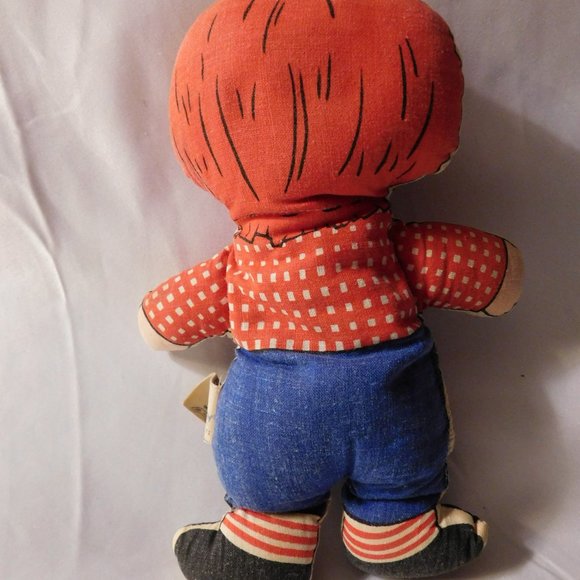 Raggedy Andy Bean Bag Doll Knickerbocker Vintage 1960's - Picture 2 of 5
